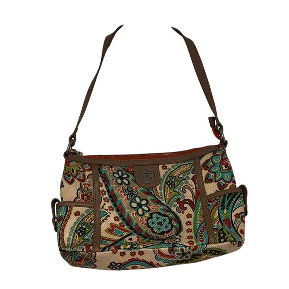 Spartina 449 Colorful Paisley Shoulder Bag - Picture 1 of 5